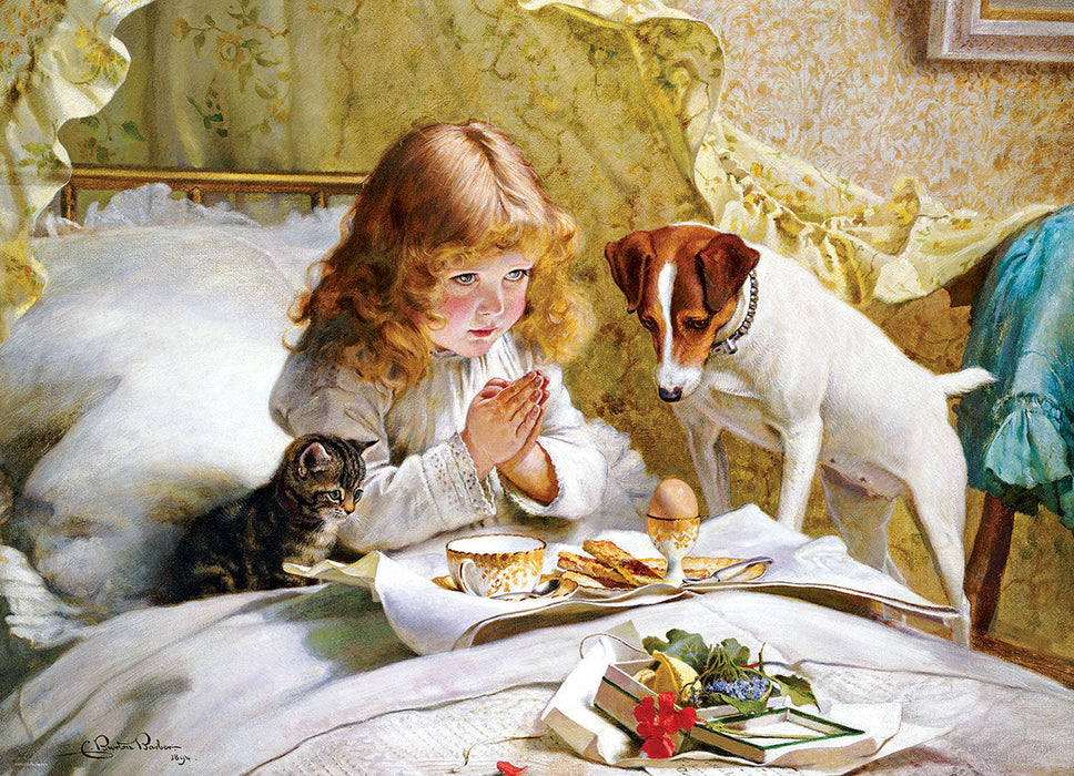 Puzzle: Fine Art Masterpieces - Suspense by Charles Burton Barber - for just $19.99! 