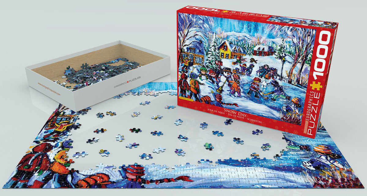 Puzzle: Winter Wonderland - Snow Day - for just $19.99! 