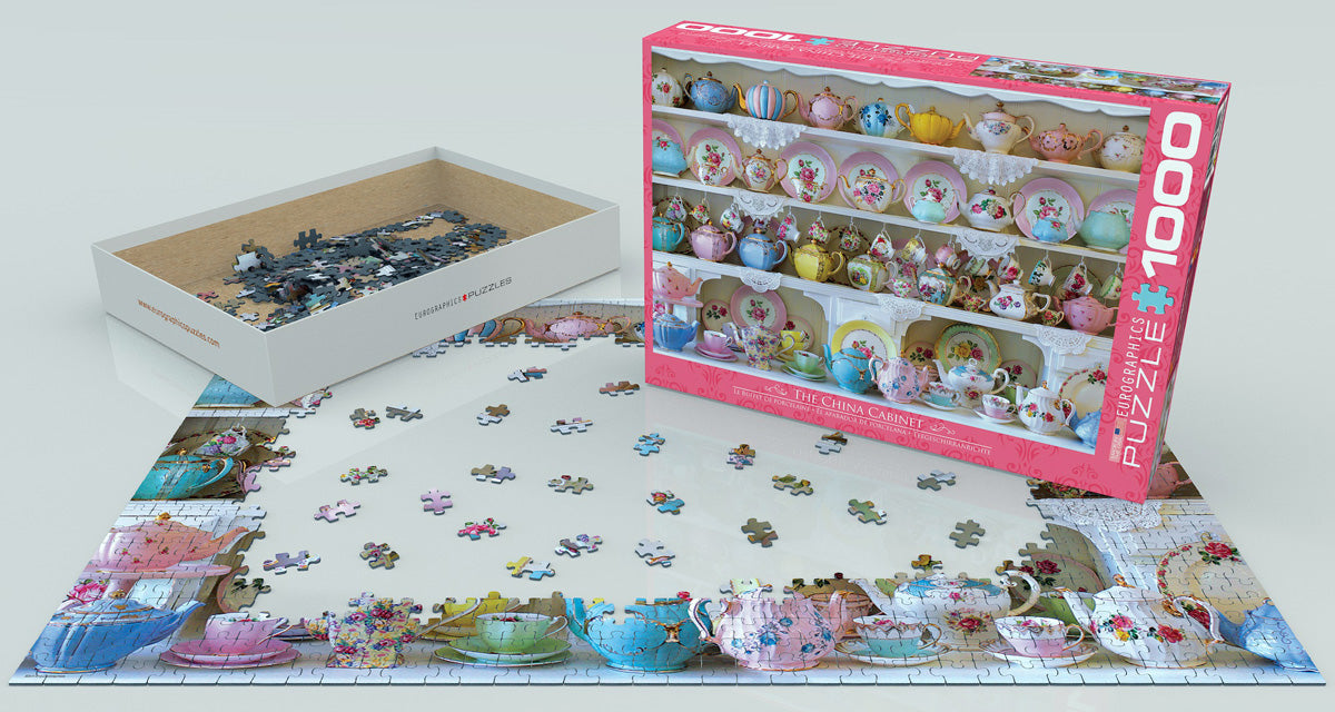Puzzle: Vintage Tea Set collection - The China Cabinet - for just $19.99! 