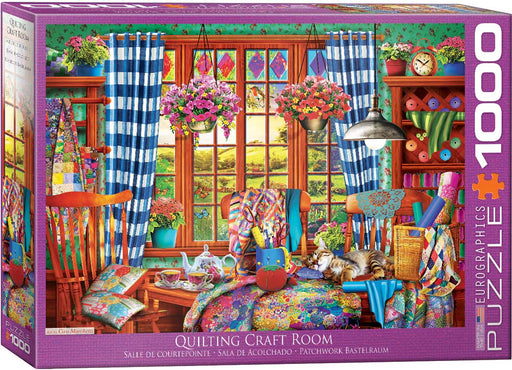 Puzzle: Favorite Pastimes - Quilting Craft Room - for just $19.99! 