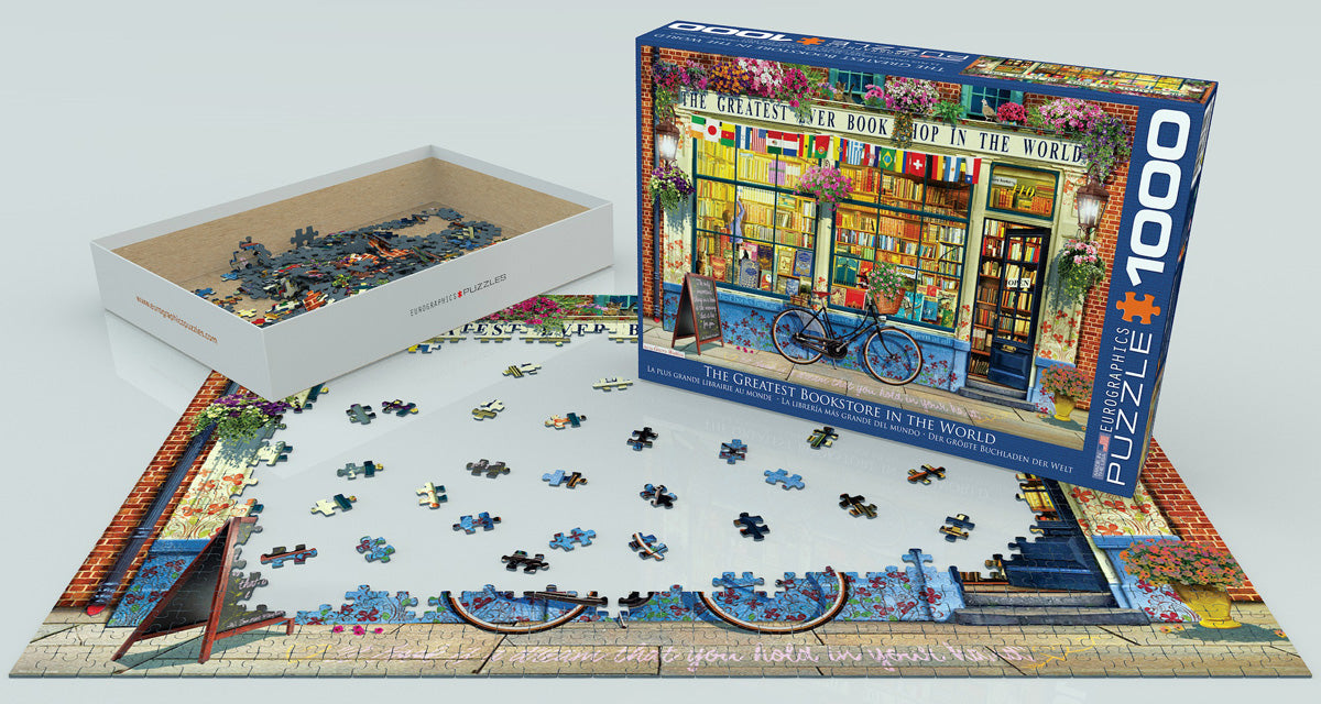 Puzzle: Favorite Pastimes - The Greatest Bookstore in the World - for just $19.99! 