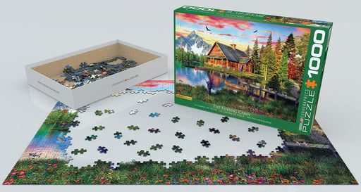 Puzzle: Vibrant Scenery Collection - The Fishing Cabin by Dominc Davison - for just $19.99! 