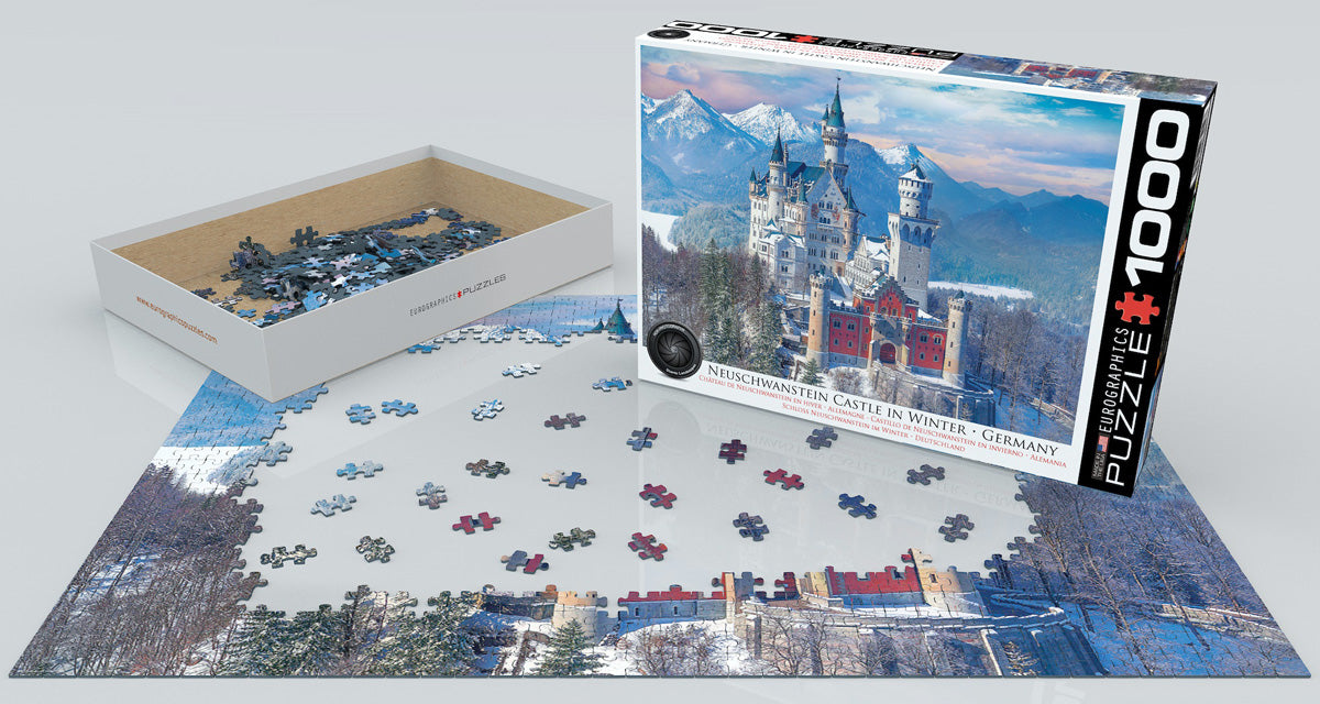 Puzzle: HDR Photography - Neuschwanstein Castle in Winter - for just $19.99! 