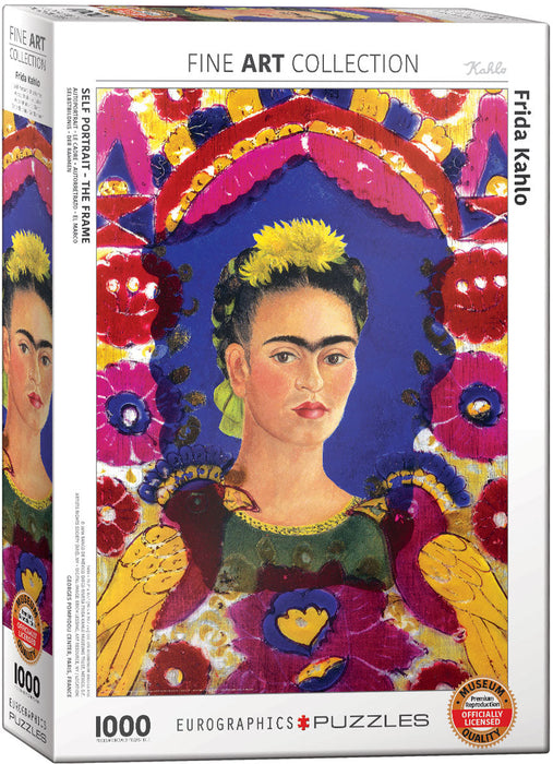 Puzzle: Fine Art Masterpieces - Frida Kahlo - Self Portrait - The Frame - for just $19.99! 