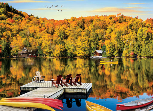 Puzzle: HDR Photography - Lakeside Cottage, Quebec - for just $19.99! 