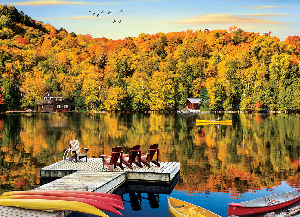 Puzzle: HDR Photography - Lakeside Cottage, Quebec - for just $19.99! 