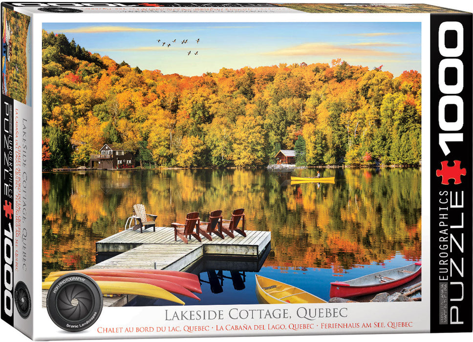 Puzzle: HDR Photography - Lakeside Cottage, Quebec - for just $19.99! 