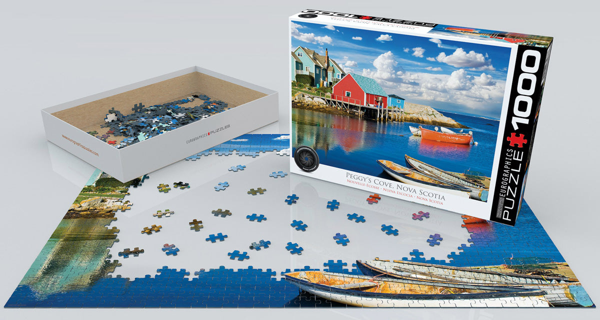 Puzzle: HDR Photography - Peggy’s Cove, Nova Scotia - for just $19.99! 