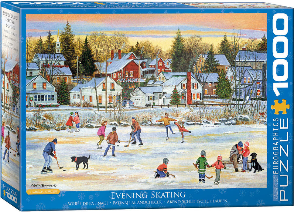 Puzzle: Winter Wonderland  -  Evening Skating - for just $19.99! 