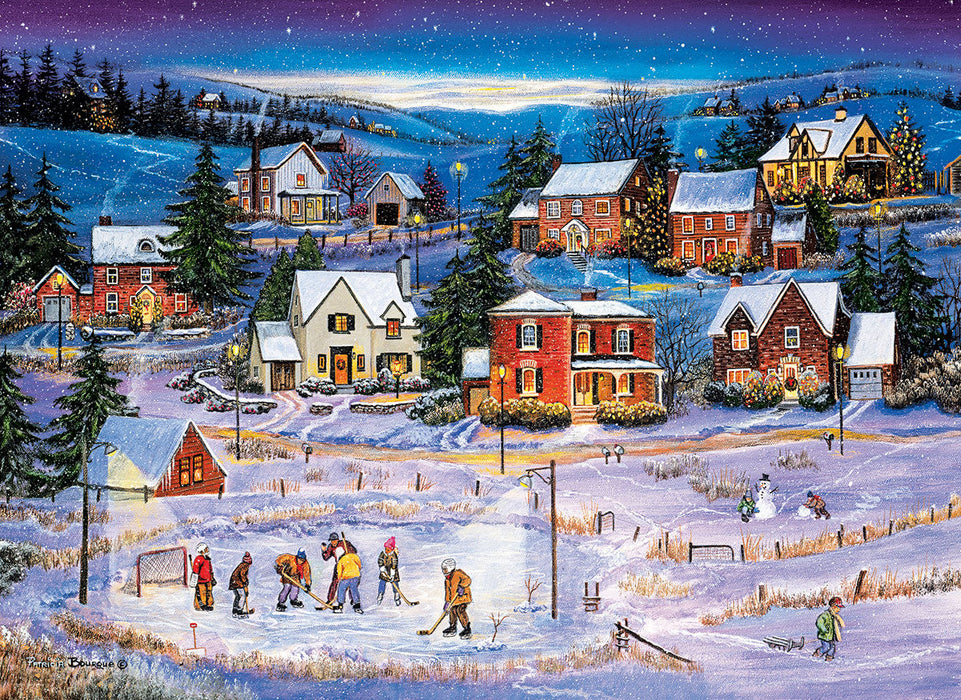 Puzzle: Winter Wonderland  - Stars on Ice by Patricia Bourque - for just $19.99! 