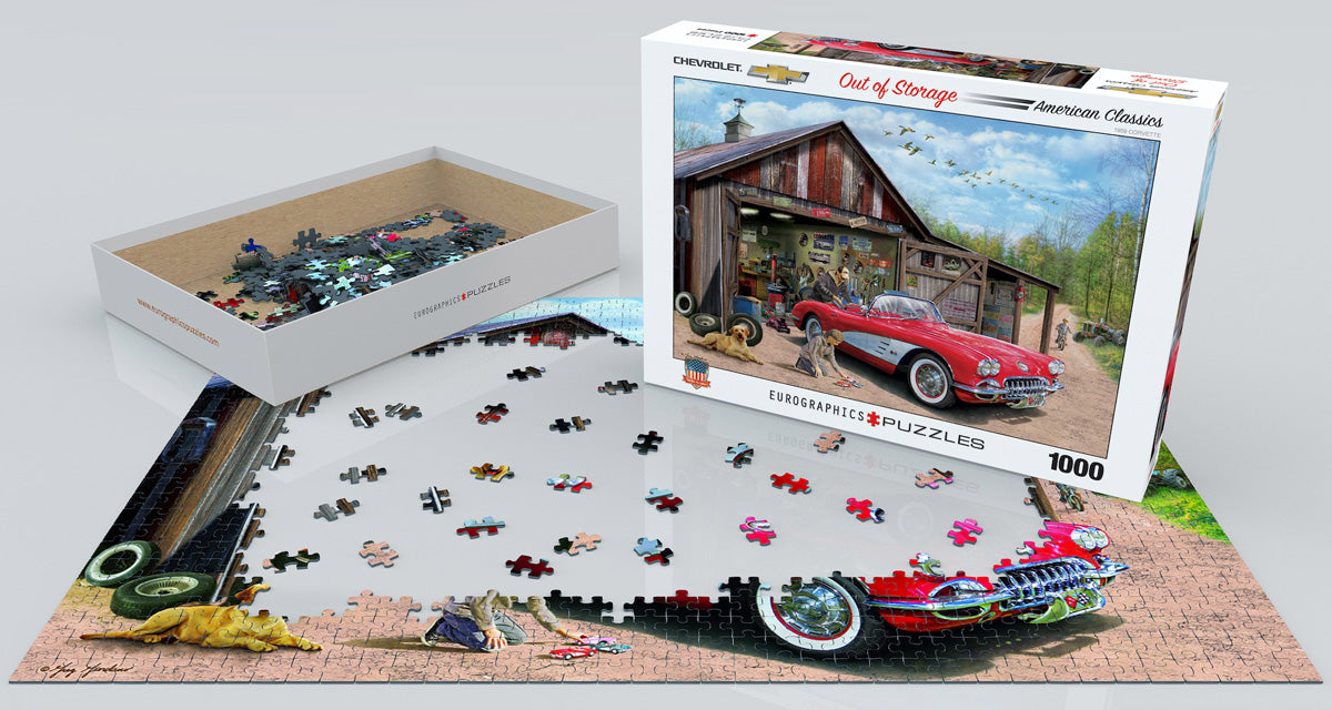 Puzzle: American Car Classics - Out of Storage - for just $19.99! 