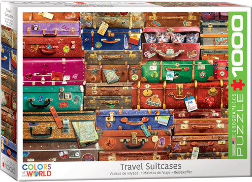 Puzzle: Colors of the World - Travel Suitcases - for just $19.99! 