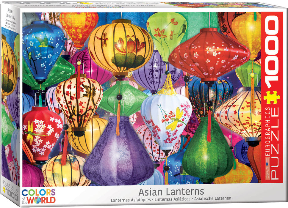 Puzzle: Colors of the World - Asian Lanterns - for just $19.99! 