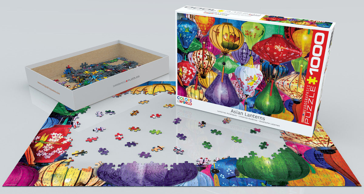 Puzzle: Colors of the World - Asian Lanterns - for just $19.99! 