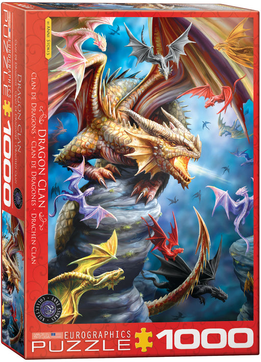Puzzle: Artist Series - Dragon Clan by Anne Stokes - for just $19.99! 