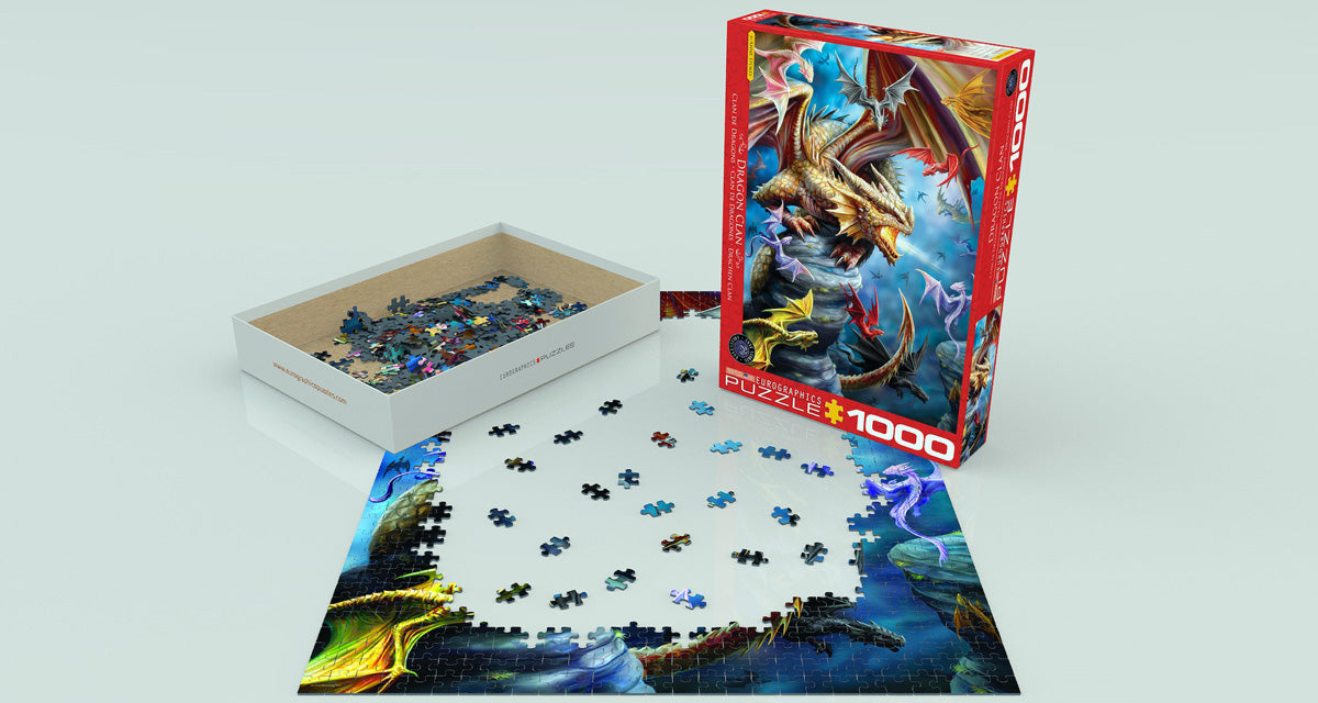 Puzzle: Artist Series - Dragon Clan by Anne Stokes - for just $19.99! 