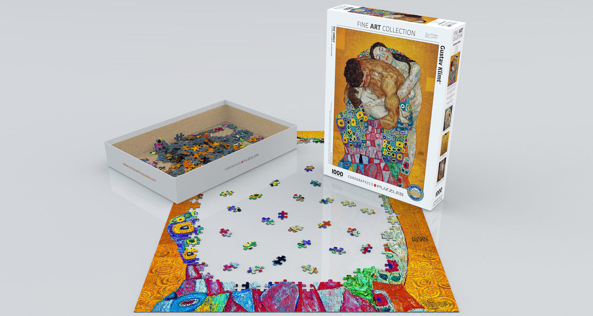 Puzzle: Fine Art Masterpieces - The Family by Gustav Klimt - for just $19.99! 