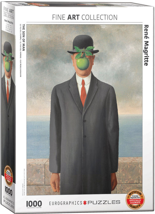 Puzzle: Fine Art Masterpieces - Son of Man by René Magritte - for just $19.99! 