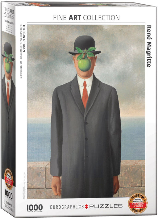 Puzzle: Fine Art Masterpieces - Son of Man by René Magritte - for just $19.99! 