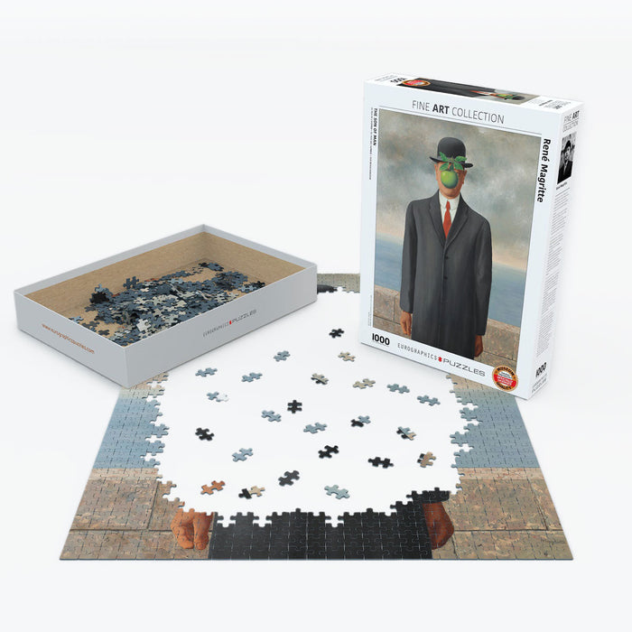 Puzzle: Fine Art Masterpieces - Son of Man by René Magritte - for just $19.99! 