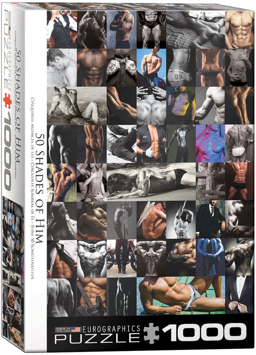 Puzzle: Iconic Photography  - 50 Shades of Him - for just $19.99! 