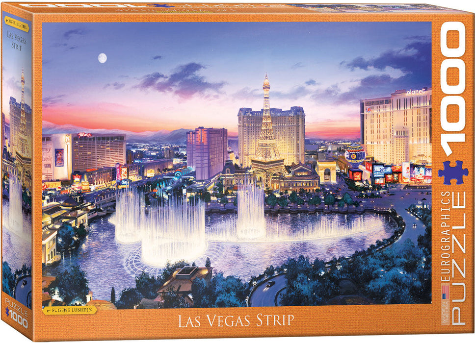 Puzzle: Artist Series - Las Vegas Strip by Eugene Lushpin - for just $19.99! 