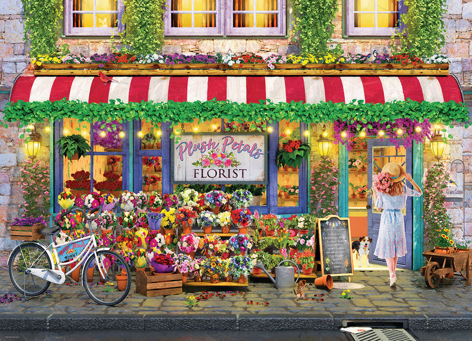 Puzzle: Favorite Pastimes - Plush Petals Florist by Paul Normand - for just $19.99! 