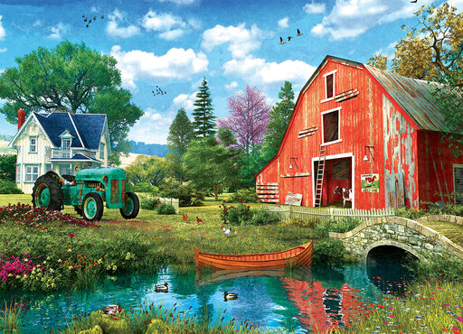 Puzzle: Artist Series - The Red Barn by Dominic Davison - for just $19.99! 