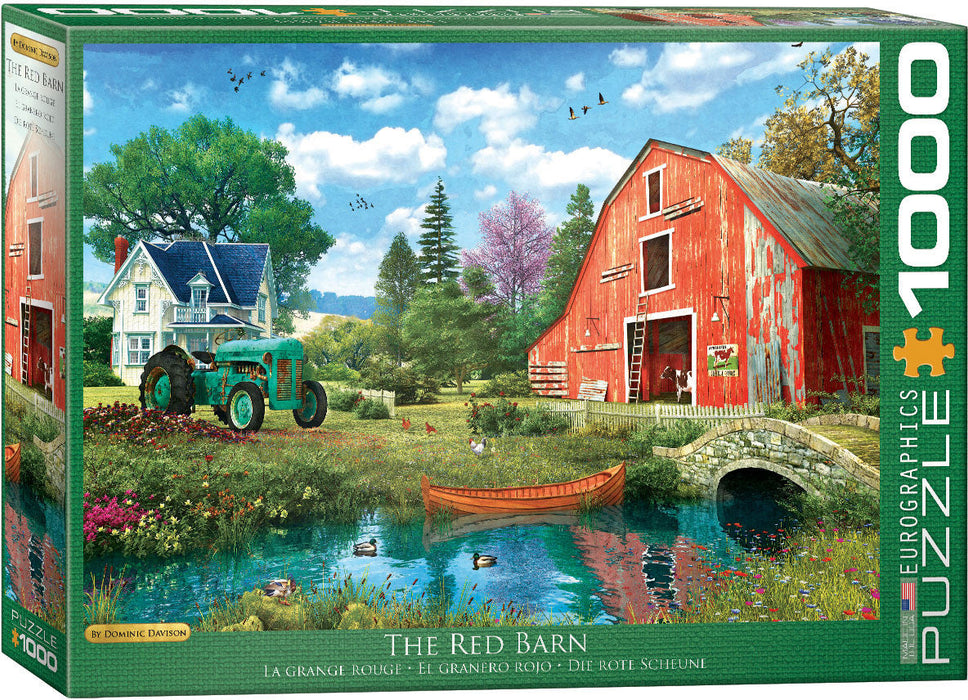 Puzzle: Artist Series - The Red Barn by Dominic Davison - for just $19.99! 