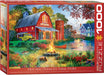 Puzzle: Artist Series - Campfire by the Barn - for just $19.99! 