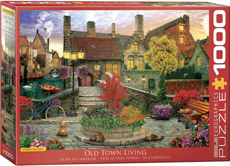 Puzzle: Artist Series - Old Town Living by David McLean - for just $19.99! 