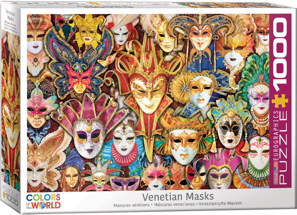 Puzzle: Colors of the World - Venetian Mask - for just $19.99! 