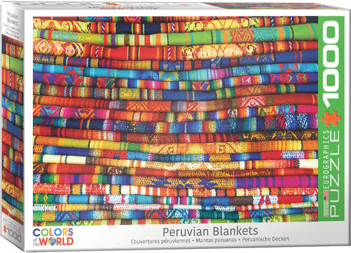 Puzzle: Colors of the World - Peruvian Blankets - for just $19.99! 