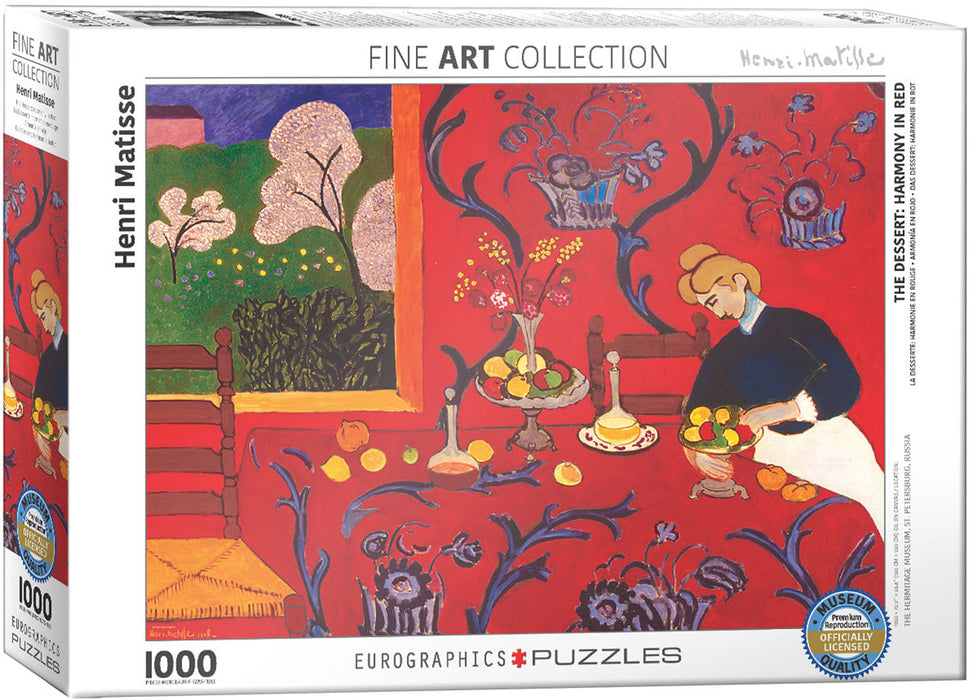Puzzle: Fine Art Masterpieces - Harmony in Red by Henri Matisse - for just $19.99! 