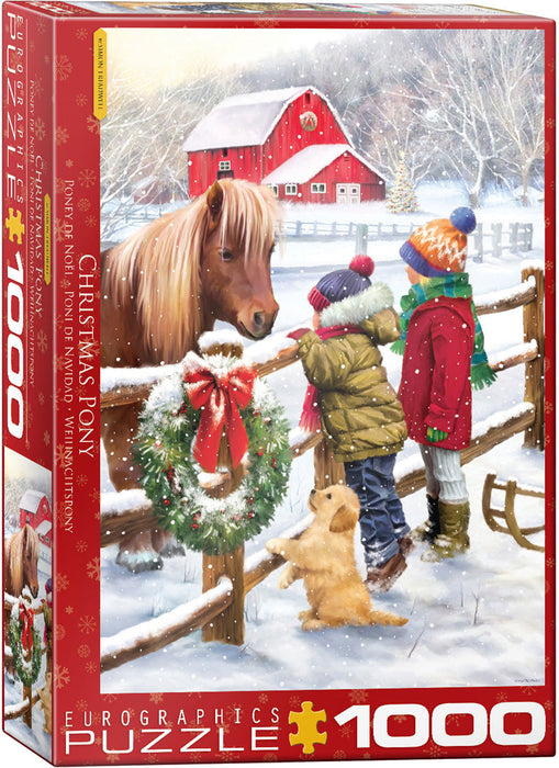 Puzzle: Christmas - Seasonal - Christmas Pony by Simon Treadwell - for just $19.99! 