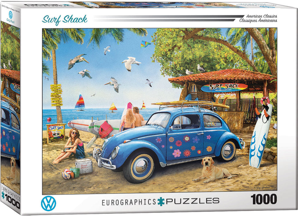 Puzzle: American Car Classics - VW Beetle Surf Shack - for just $19.99! 