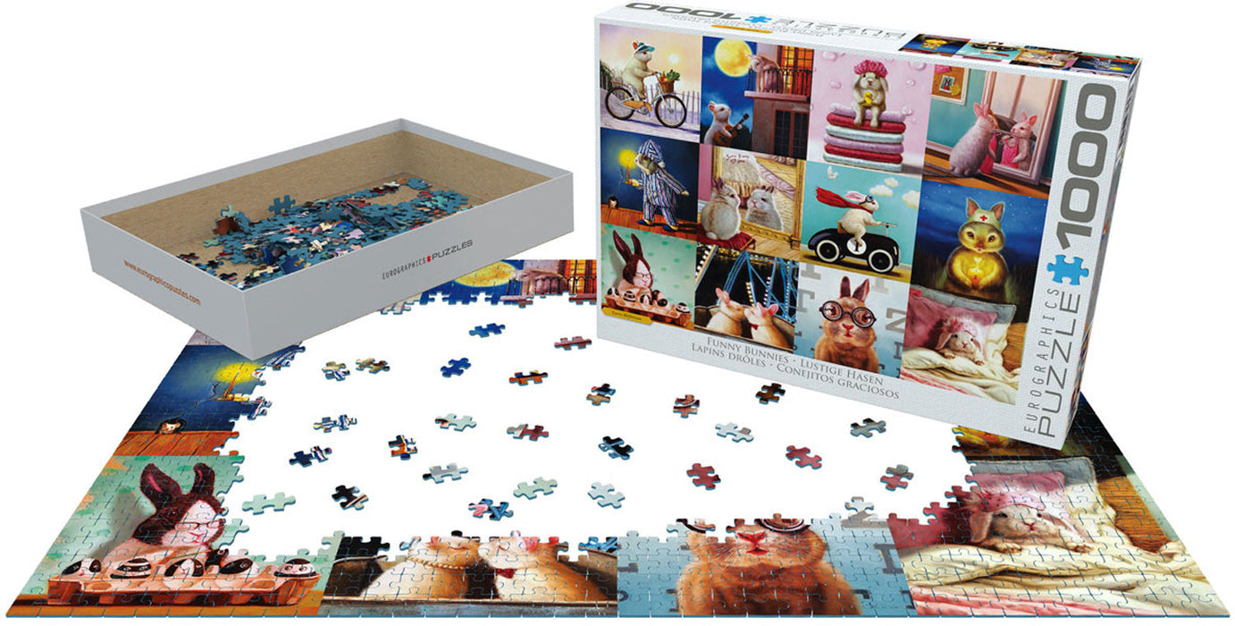 Puzzle: Artist Series - Funny Bunnies - for just $19.99! 