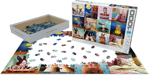 Puzzle: Artist Series - Funny Bunnies - for just $19.99! 