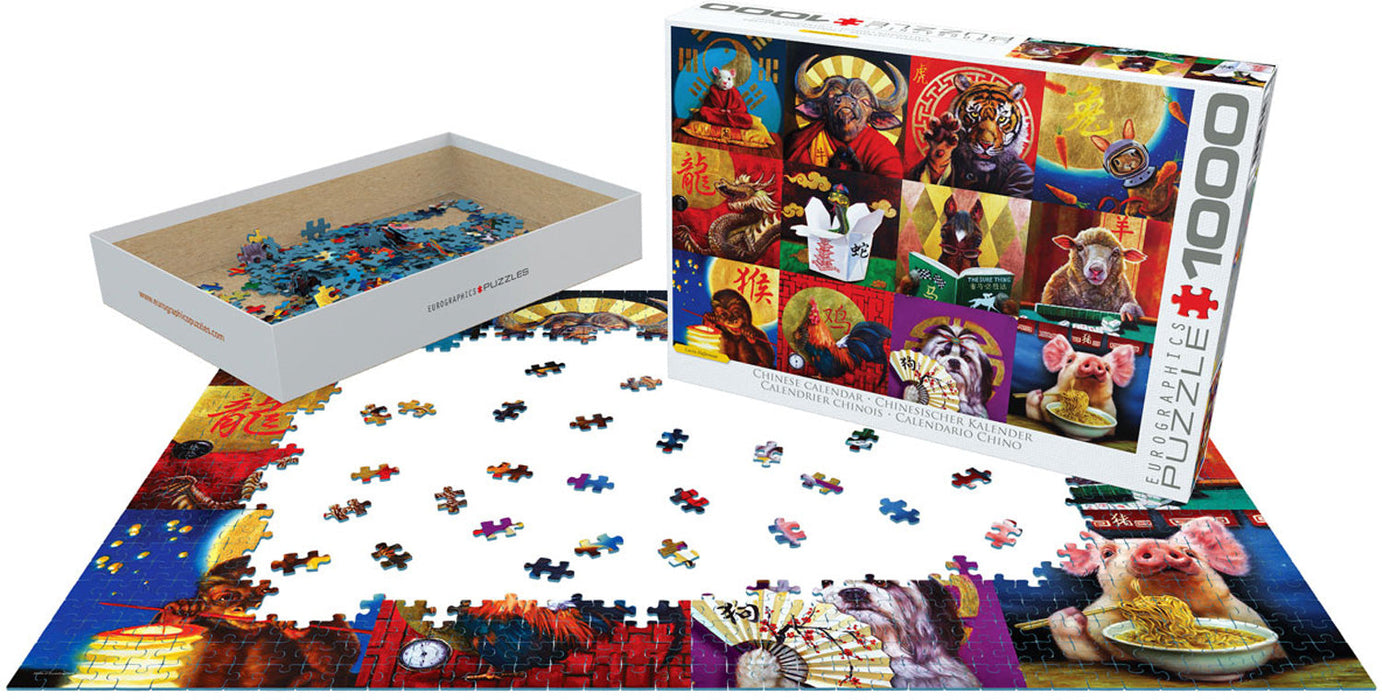 Puzzle: Artist Series - Chinese Calendar - for just $19.99! 