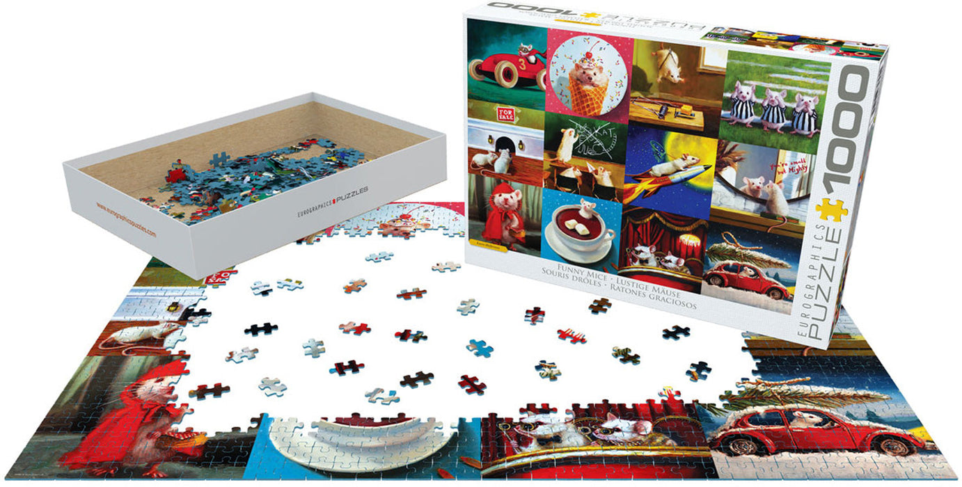Puzzle: Artist Series - Funny Mice - for just $19.99! 