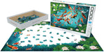 Puzzle: Artist Series - Colorful Koiscape - for just $19.99! 