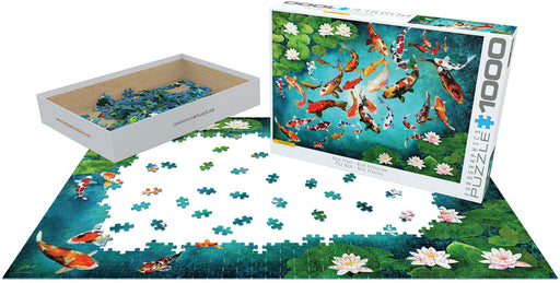 Puzzle: Artist Series - Colorful Koiscape - for just $19.99! 