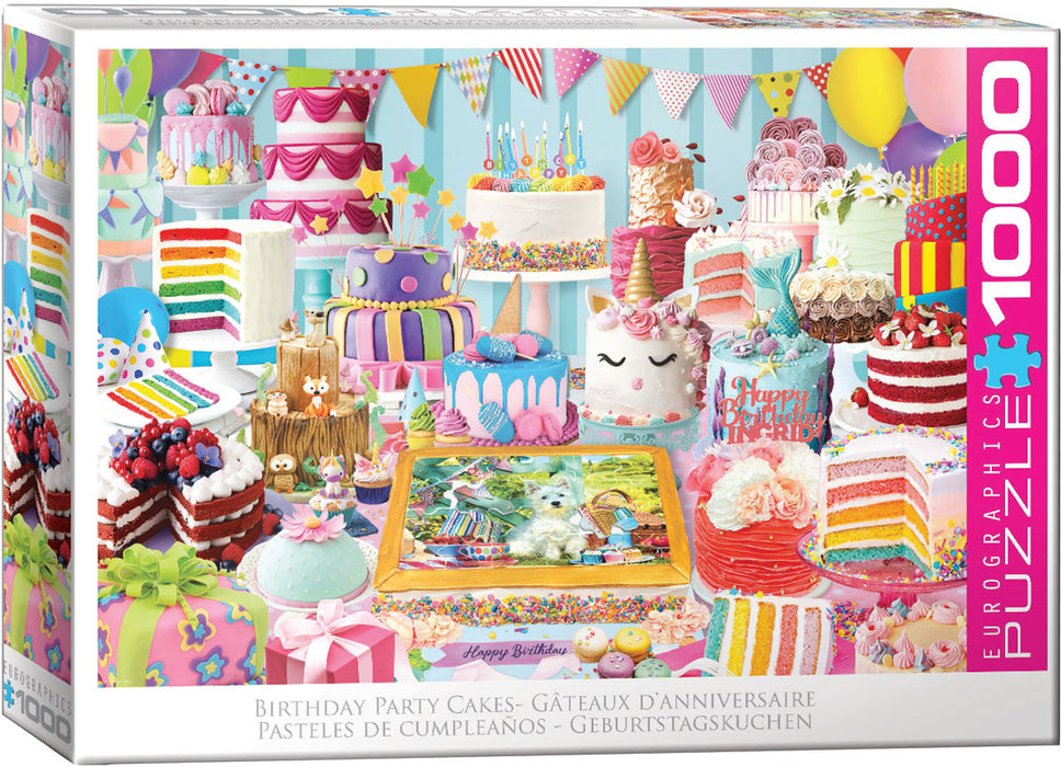 Puzzle: Sweet Rainbow & Party - Birthday Cake Party - for just $18.99! 