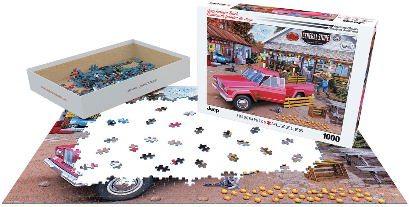Puzzle: American Car Classics - Jeep Farmer Truck - for just $19.99! 