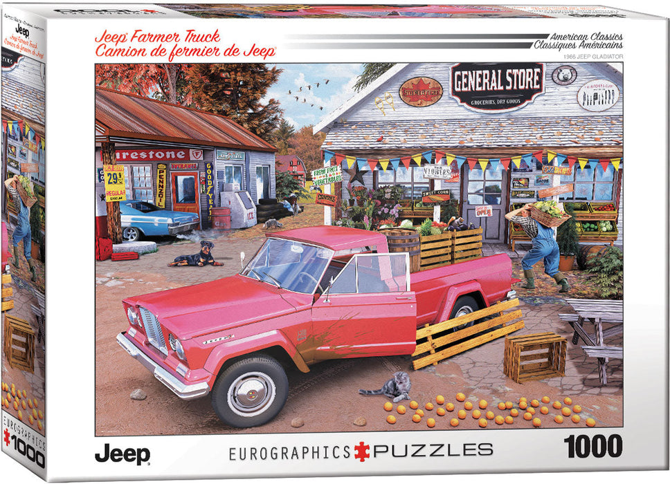 Puzzle: American Car Classics - Jeep Farmer Truck - for just $19.99! 