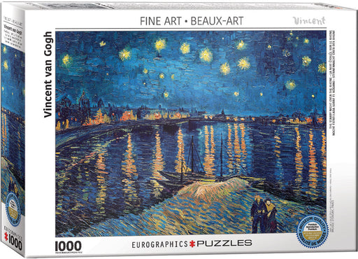 Puzzle: Fine Art Masterpieces - The Starry Night Over The Rhone - for just $19.99! 