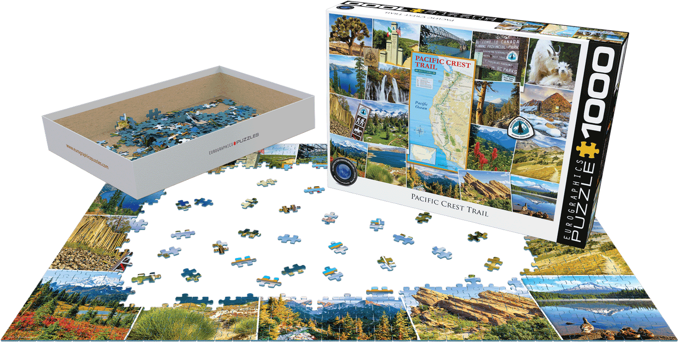 Puzzle: The Globetrotter Collection - Pacific Crest Trail - for just $19.99! 