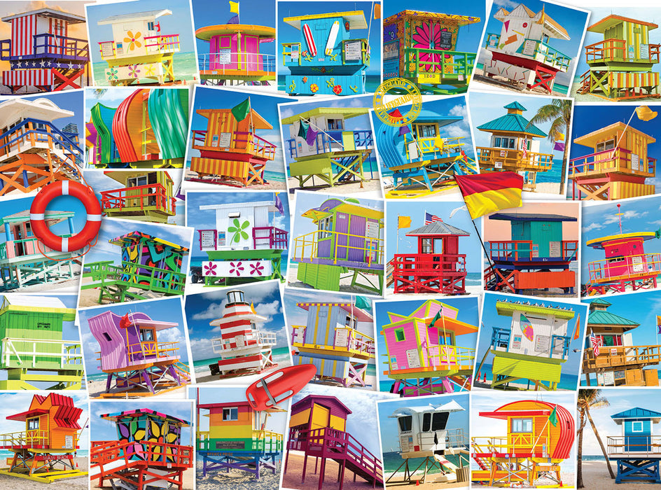 Puzzle: The Globetrotter Collection - Lifeguard Posts - for just $19.99! 