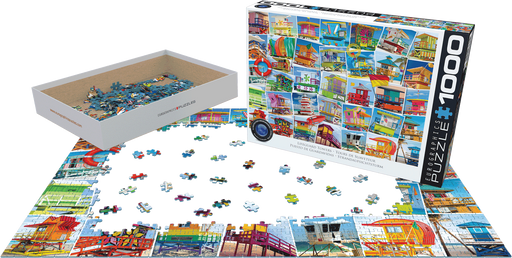 Puzzle: The Globetrotter Collection - Lifeguard Posts - for just $19.99! 