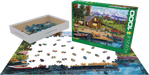 Puzzle: Artist Series - Grand Teton Cabin - for just $19.99! 